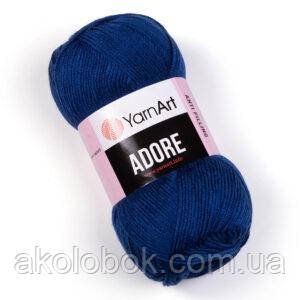 Турецька пряжа для в'язання YarnArt Adore (Адор) 349 синій 1820182259 фото