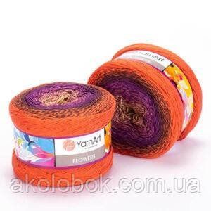 Турецька пряжа для в'язання YarnArt Flowers (фловерс) річна пряжа 295 1256690340 фото
