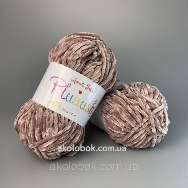 Пряжа Avanti Yarn PLUUUSH (Велюр Плюш) 100% полиэстер 100гр/120м, упаковка 500г - 895 2555619684 фото