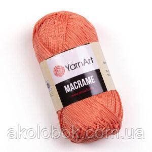 Турецька пряжа для в'язання YarnArt Macrame (макраме) &mdash; 160 персик 589048793 фото