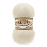 Турецька пряжа для в'язання Alize Angora Gold (ангора голд) 1 кремовий 701612013 фото