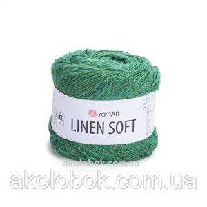 Турецкая пряжа для вязания YarnArt Linen Soft (линен софт) 7315 2217832025 фото