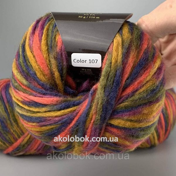 Итальянская пряжа Меринос с Альпакой Rainbow AVANTI YARN - 107 градиентная окраска 2527302248 фото