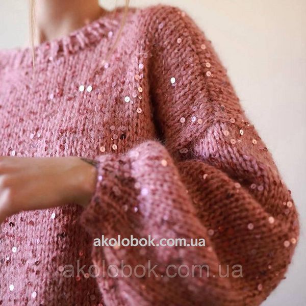 Пряжа Королівська Паєтка на Бавовні AVANTI YARN Аванті Ярн - 78 пудра 2512793317 фото