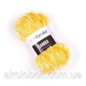 Турецька пряжа для в'язання YarnArt Samba (самба) травичка 47 жовток 576005330 фото