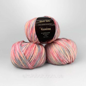 Італійська пряжа Мерінос з Альпакою Rainbow AVANTI YARN - 109 градієнтне забарвлення 2527302993 фото