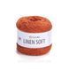 Турецкая пряжа для вязания YarnArt Linen Soft (линен софт) 7310 коралловий 2288333859 фото 1