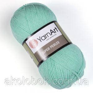 YarnArt -Super Perle (супер перле) акрил -841 бирюза зеленая 813883034 фото