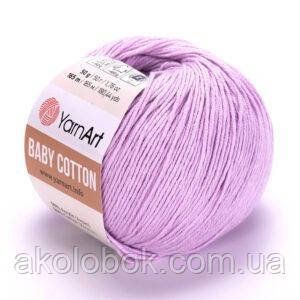 Турецька пряжа для в'язання YarnArt Cotton Baby (бебі котон) 416 ліловий 1420341703 фото
