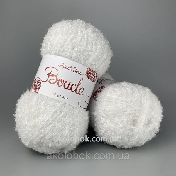 Турецька пряжа Avanti Yarn BOUCLE (для ручного в'язання) 100гр/300м, упаковка 500г - 6316 2555471986 фото