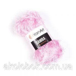 Турецька пряжа для в'язання YarnArt Samba (самба) травичка 2008 рожевий 576005960 фото