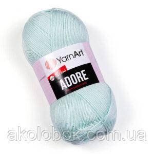 Турецкая пряжа для вязания YarnArt Adore (Адор) 358 белый 1820199214 фото