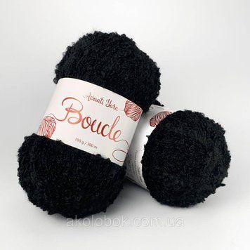 Турецька пряжа Avanti Yarn BOUCLE (для ручного в'язання) 100гр/300м, упаковка 500г - 9900 2555472514 фото
