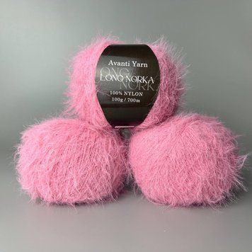 Рожеве шампанське (019 номер).Пряжа Avanti Yarn Long Norka (Лонг Норка) 700 м / 100 г 888243743 фото