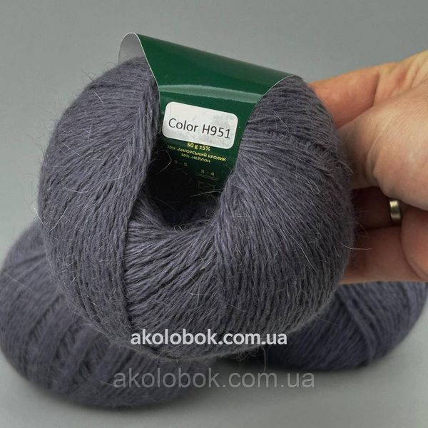 Пряжа для в'язання ангора 70% Ангора, 30% Нейлон, 350м/50гр Китай AVANTI YARN - H951 2539269866 фото