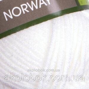 YarnArt Norwey ( норвей)- 150 белый 901349597 фото