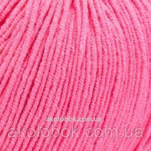 Турецкая пряжа для вязания YarnArt Jeans (Джинс) полухлопок 78 розовый 1256682521 фото