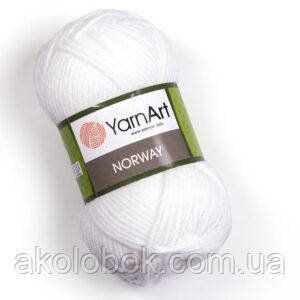YarnArt Norwey ( норв)- 150 білий 901349597 фото