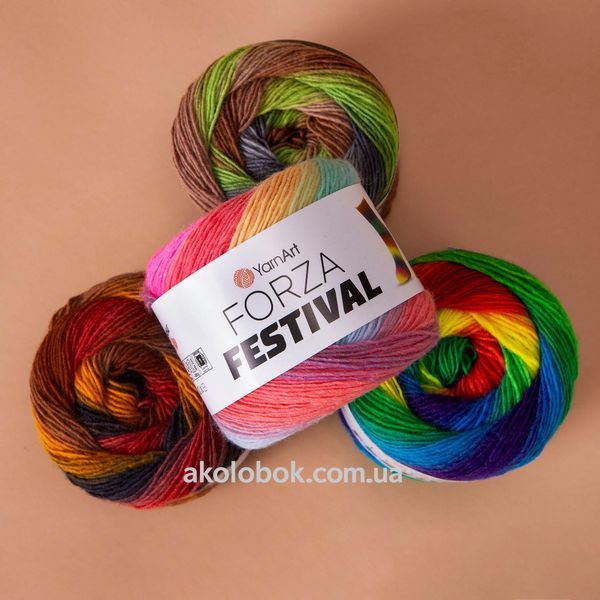 YarnArt Forza Festival (Форза Фестиваль) 2907 888888 фото