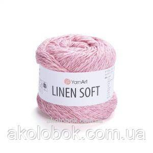 Турецька пряжа для в'язання YarnArt Linen Soft (лінен софт) 7322 2217835170 фото