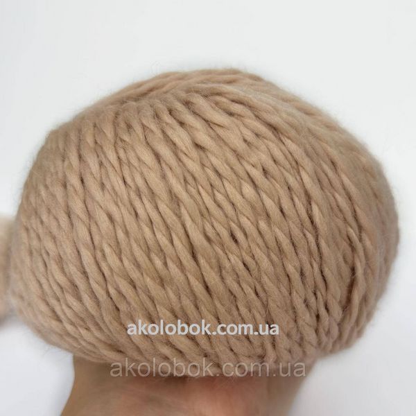 Італійська пряжа для в'язання Меринос Софт Merino Soft AVANTI YARN 95% Меринос - 05 бежевий 2527329027 фото