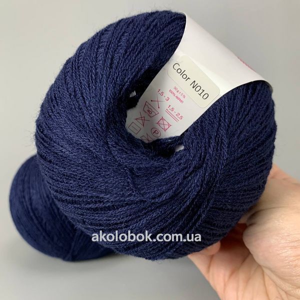 Темно- синий (010).Пряжа Avanti Yarn Baby Soft 700 м / 50 г . Склад: 100% акрил 8888777788 фото