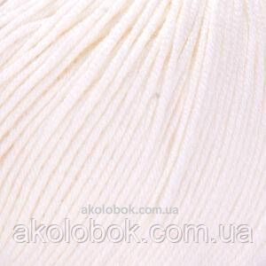 Турецкая пряжа для вязания YarnArt Baby Cotton (беби котон) 401 молочный 1379283000 фото