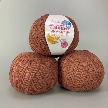 Ореховый (009).Пряжа Avanti Yarn Baby Soft 700 м / 50 г . Склад: 100% акрил 8954887777 фото