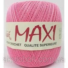 Турецька пряжа для в'язання Altin basak Maxi (МАКСІ) мерсеризує бавовна 312 рожевий 927330293 фото