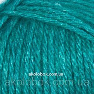 Турецька пряжа для в'язання YarnArt Royal Silk (сілк рояль) мериносова вовна 439 бірюза 925117202 фото