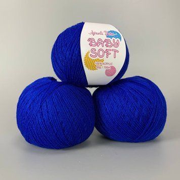Электрик (014) . Пряжа Avanti Yarn Baby Soft 700 м / 50 г . Склад: 100% акрил 3224887777 фото